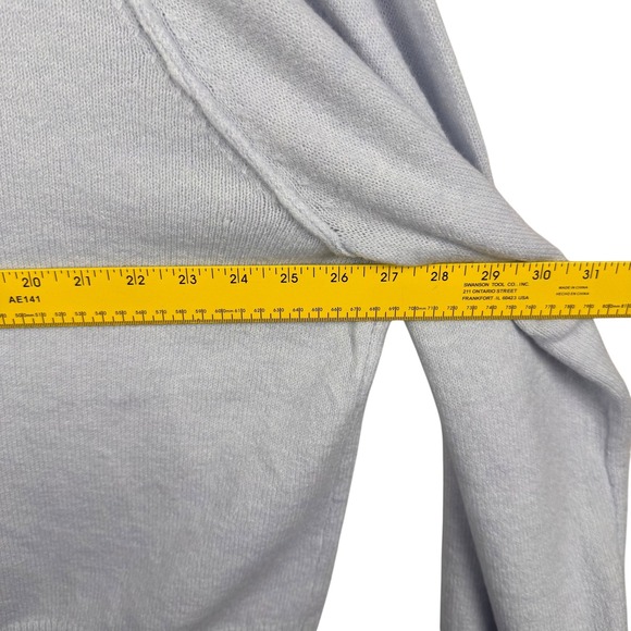 Vince Camuto Sweater Top Womens XL‎ Frozen Blue Knit Pullover Oversized NWT NEW - Picture 12 of 12